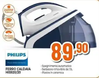 Expert PHILIPS FERRO CALDAIA HI5920/20 offerta