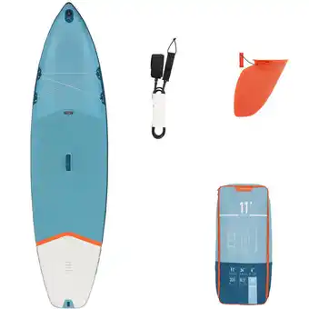 Second hand - sup gonfiabile x100 escursione 11 piedi blu - eccelente