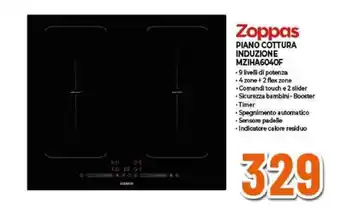 Expert Zoppas PIANO COTTURA INDUZIONE MZIHA6040F offerta