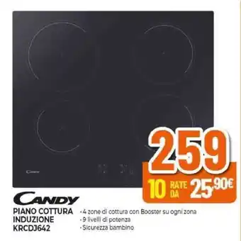 Expert CANDY PIANO COTTURA INDUZIONE KRCDJ642 offerta