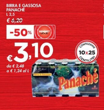 BIRRA E GASSOSA PANACHÉ L 2,5