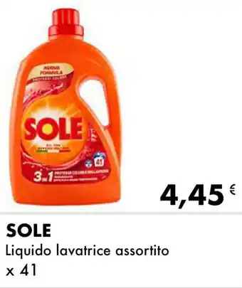 Iper Tosano SOLE Liquido lavatrice assortito x 41 offerta