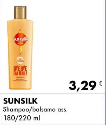 Iper Tosano SUNSILK Shampoo/balsamo ass. 180/220 ml offerta
