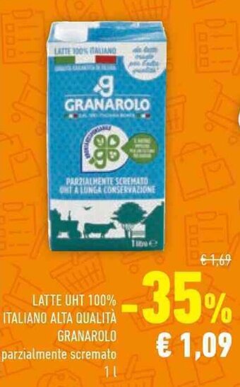 Conad LATTE UHT 100% ITALIANO ALTA QUALITÀ GRANAROLO offerta