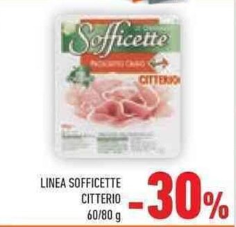 Conad LINEA SOFFICETTE CITTERIO 60/80 g offerta