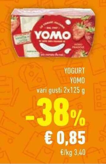 Conad YOGURT YOMO vari gusti 2x125 g offerta