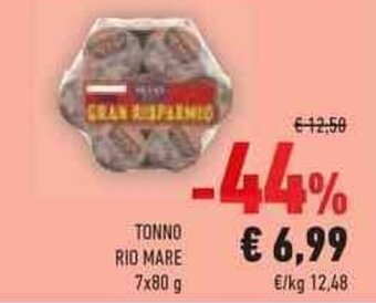 Conad TONNO RIO MARE 7x80 g offerta
