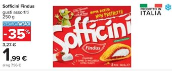 Carrefour Sofficini Findus gusti assortiti 250 g offerta