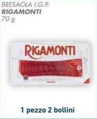 Conad BRESAOLA I.G.P. RIGAMONTI 70 g offerta