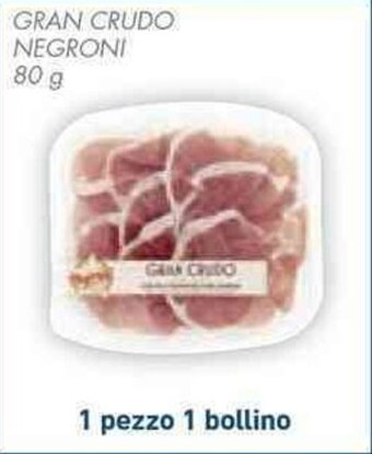 Conad GRAN CRUDO NEGRONI 80 g offerta
