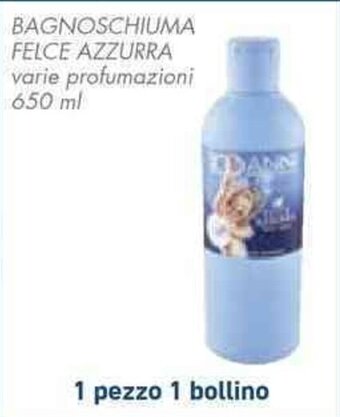 Conad BAGNOSCHIUMA FELCE AZZURRA varie profumazioni 650 ml offerta