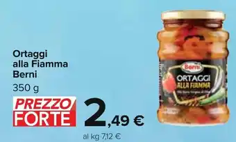 Carrefour Ortaggi alla Fiamma Berni 350 g offerta