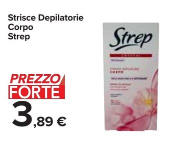 Carrefour Strisce Depilatorie Corpo Strep offerta