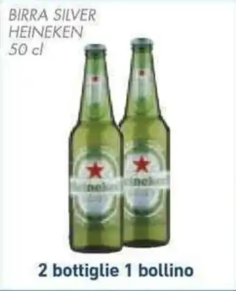 Conad BIRRA SILVER HEINEKEN 50 cl offerta