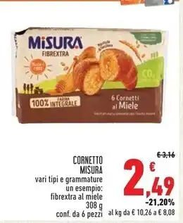 Conad Superstore Misura cornetto offerta