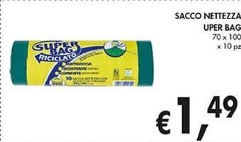 Coal Super bag sacco nettezza offerta