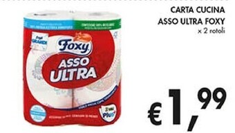 Coal Foxy carta cucina asso ultra offerta