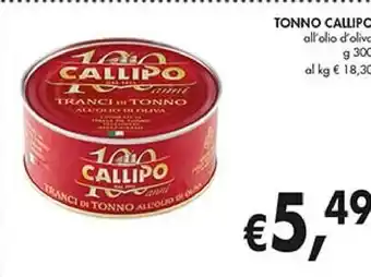 Coal Callipo tonno offerta