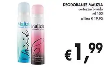Malizia deodorante