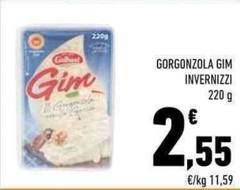 Conad GORGONZOLA GIM INVERNIZZI 220 g offerta