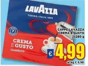 Vivo Supermercati Lavazza caffe crema e gusto offerta