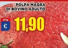 Vivo Supermercati Polpa magra di bovino adulto offerta
