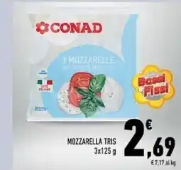 Conad City Conad mozzarella tris offerta