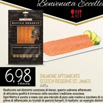 Conad City St. james salmone affumicato scotch reserve offerta