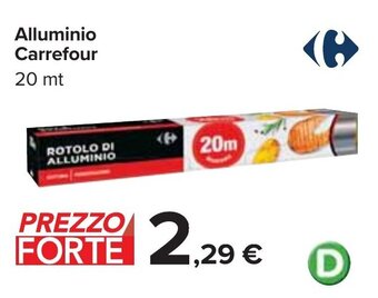 Carrefour Alluminio Carrefour 20 mt offerta