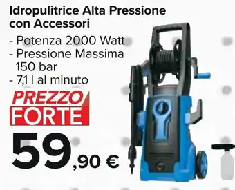 Carrefour Idropulitrice Alta Pressione con Accessori offerta
