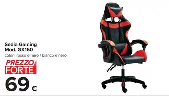 Carrefour Sedia Gaming Mod. GX160 offerta