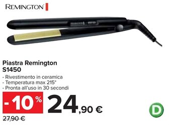 Carrefour Piastra Remington S1450 offerta