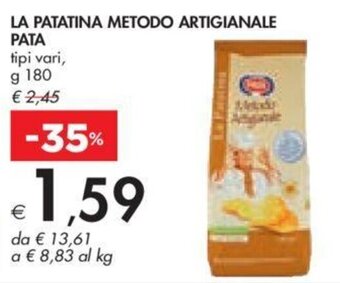 Bennet LA PATATINA METODO ARTIGIANALE PATA tipi vari, g 180 offerta