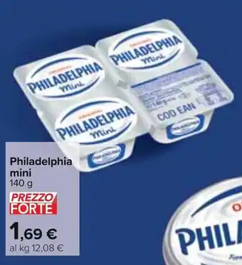 Carrefour Philadelphia mini 140 g offerta