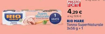 Carrefour RIO MARE Tonno SuperNaturale 3x56 g +1 offerta