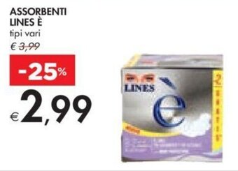 Bennet ASSORBENTI LINES È tipi vari offerta