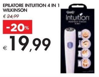 Bennet EPILATORE INTUITION 4 IN 1 WILKINSON offerta