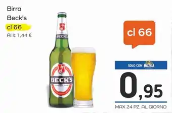 Famila Birra Beck's cl 66 offerta