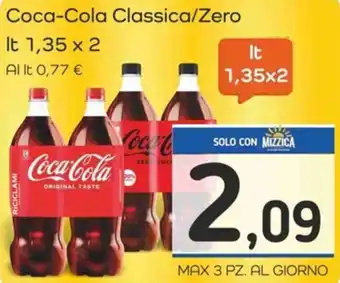 Famila Coca-Cola Classica/Zero It 1,35x2 offerta