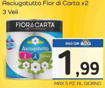 Famila Asciugatutto Fior di Carta x2 3 Veli offerta