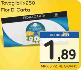Famila Tovaglioli x250 Fior Di Carta offerta
