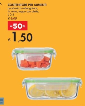 Bennet CONTENITORE PER ALIMENTI L 0,4 offerta