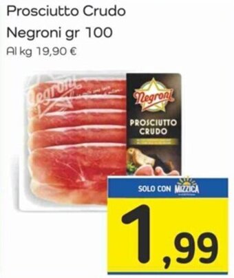 Famila Prosciutto Crudo Negroni gr 100 offerta
