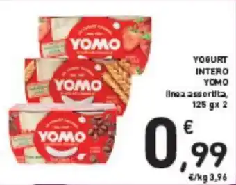 Conad YOMO YOGURT INTERO 125 g x 2 offerta