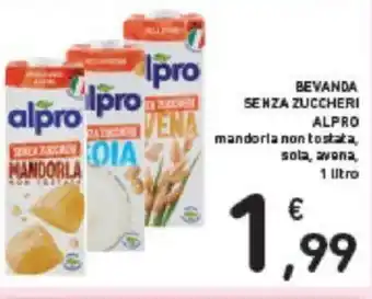 Conad BEVANDA SENZA ZUCCHERI ALPRO 1 litro offerta