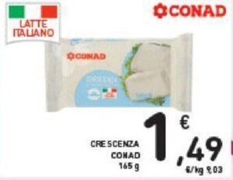 Conad CRESCENZA CONAD 165 g offerta
