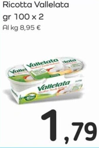 Famila Ricotta Vallelata gr 100 x 2 offerta