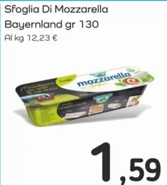 Famila Sfoglia Di Mozzarella Bayernland gr 130 offerta