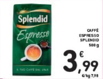 Conad CAFFE ESPRESSO SPLENDID 500 g offerta