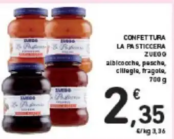 Conad CONFETTURA LA PASTICCERA ZUEGG 700 g offerta